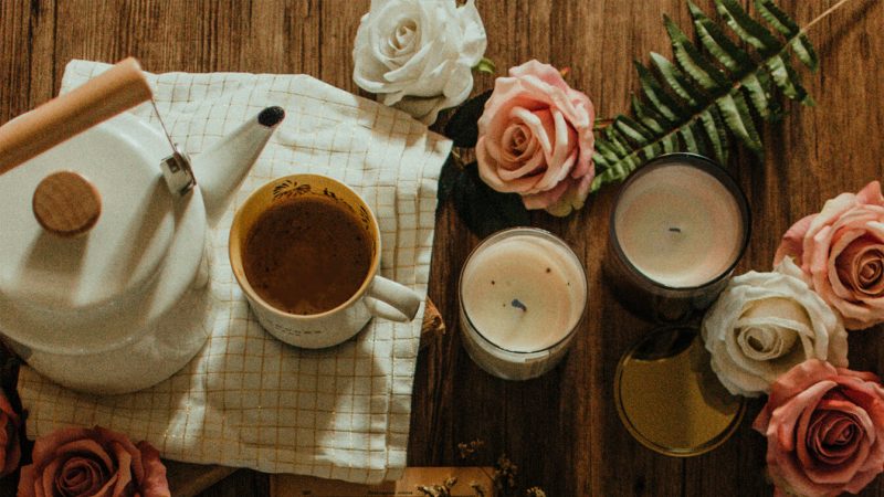 vintage-kahve-sunumu