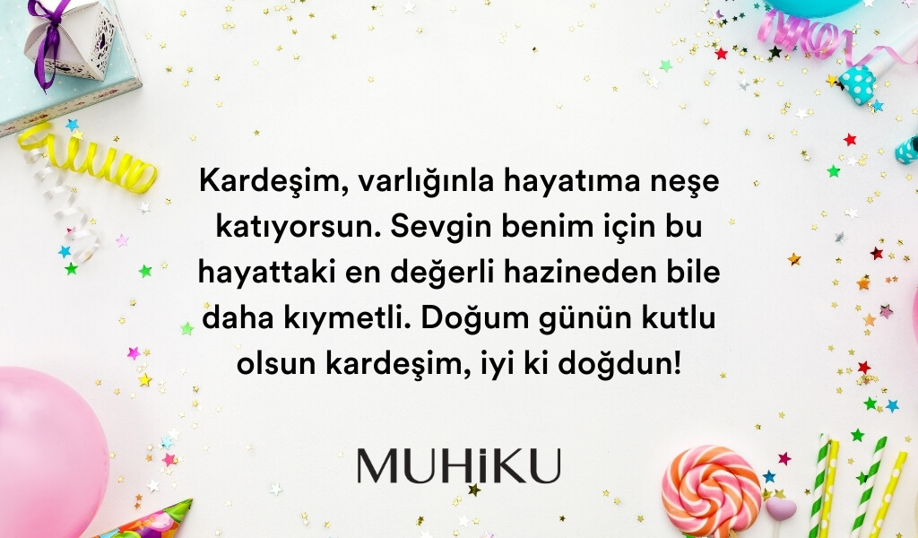 Kardesine Dogum Gunu Mesaji