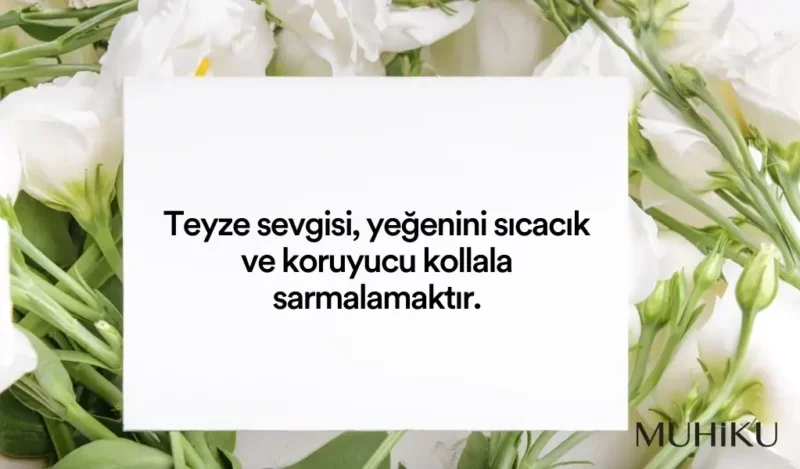 teyzelik-duygusu-sozleri