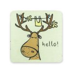 Geyik Desenli Ahşap Bardak Altlığı