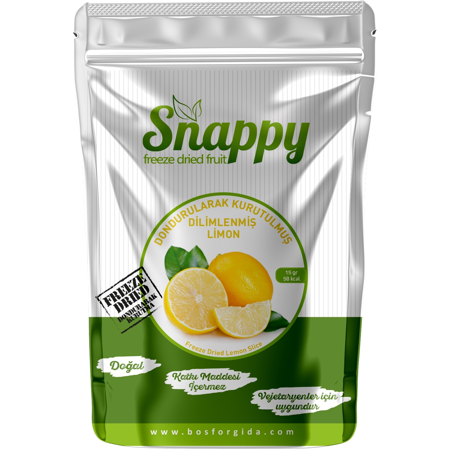 Dondurularak Kurutulmuş Limon - Snappy