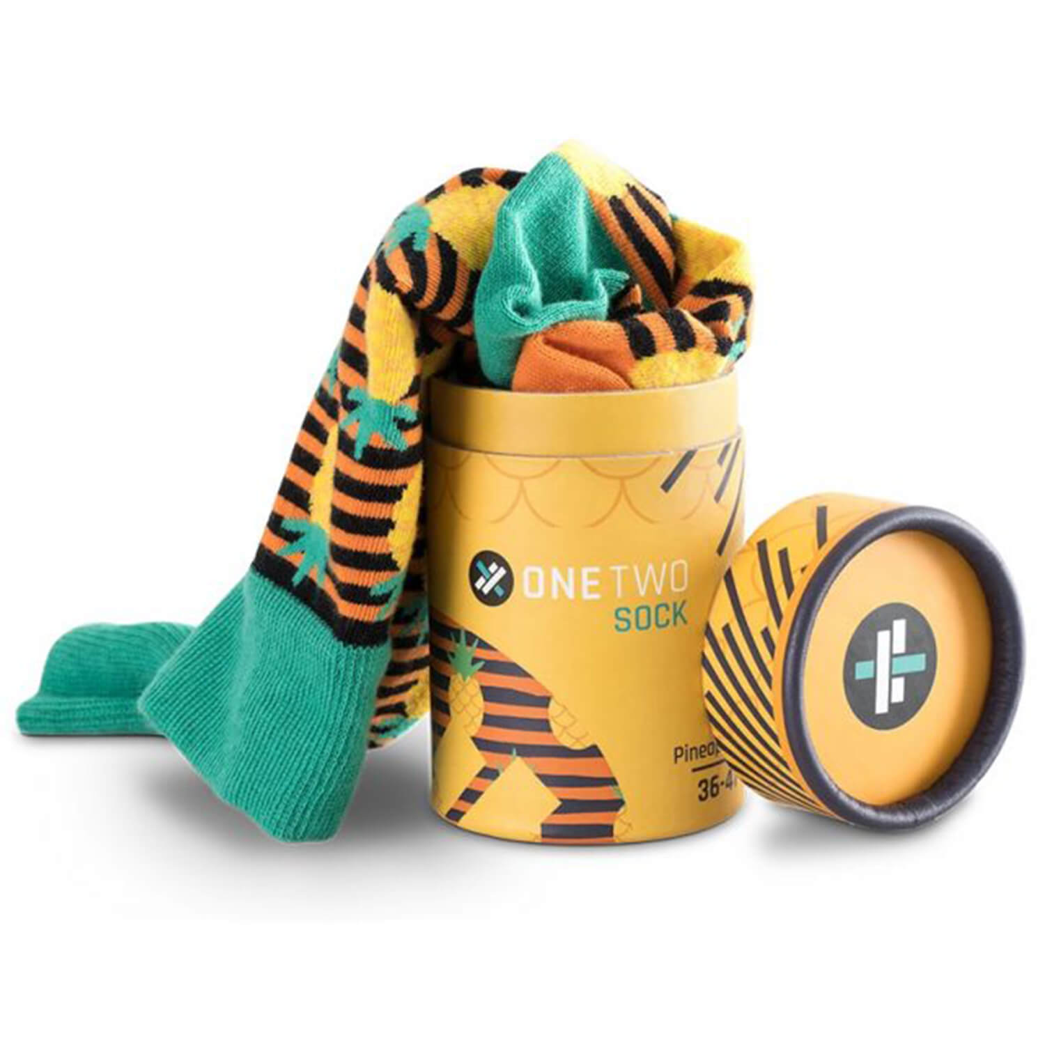 Ananas Desenli Özel Tasarım Çorap – One Two Sock