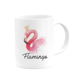 Flamingo Desenli Kupa
