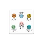 Çizgi Baykuş No:2 Bardak Altlığı