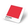 Türk Bayrağı Pantone Red 032 C Bardak Altlığı - 2