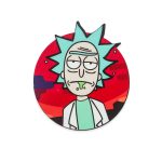 Rick and Morty Ahşap Bardak Altlığı