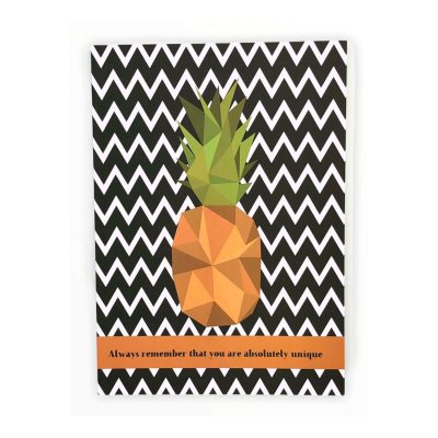 Ananas Tasarımlı Noktalı Defter