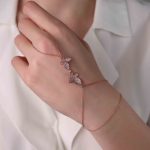 Rose - 925 Ayar Gümüş Swarovski Taşlı Kelebek Motifli Tasarım Şahmeran