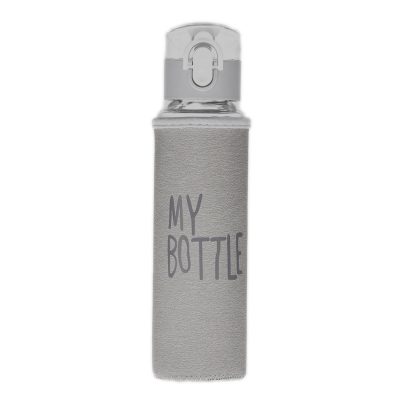 My Bottle Kılıflı Cam Matara - Gri