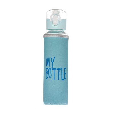 My Bottle Kılıflı Cam Matara - Turkuaz