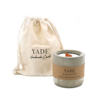 Yade - Beton Sandal Ağacı Aromalı Soya Mum