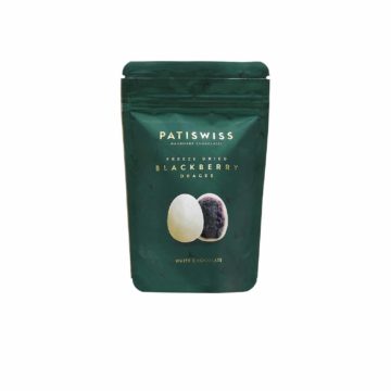 Patiswiss Freeze Dried White Chocolate Blackberry Dragee