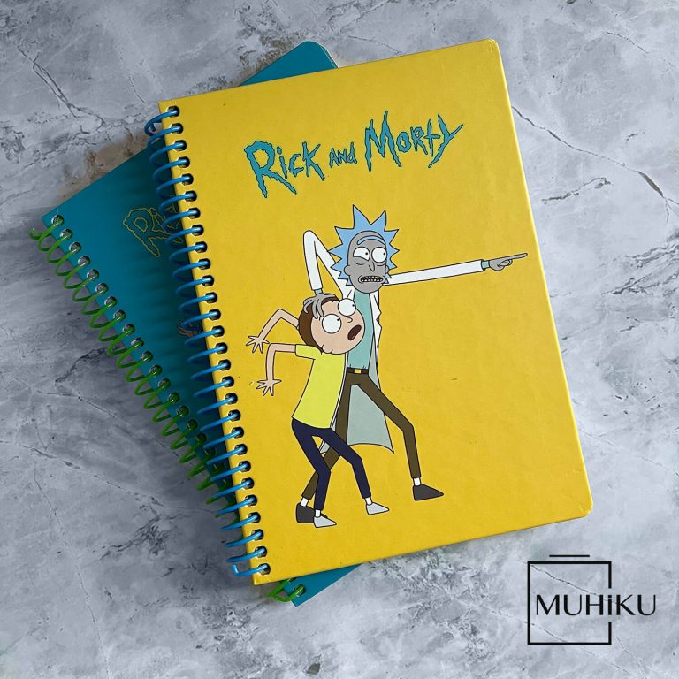 Rick and Morty Sarı Butik Defter