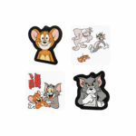Tom ve Jerry Özel Kesim Sticker Seti