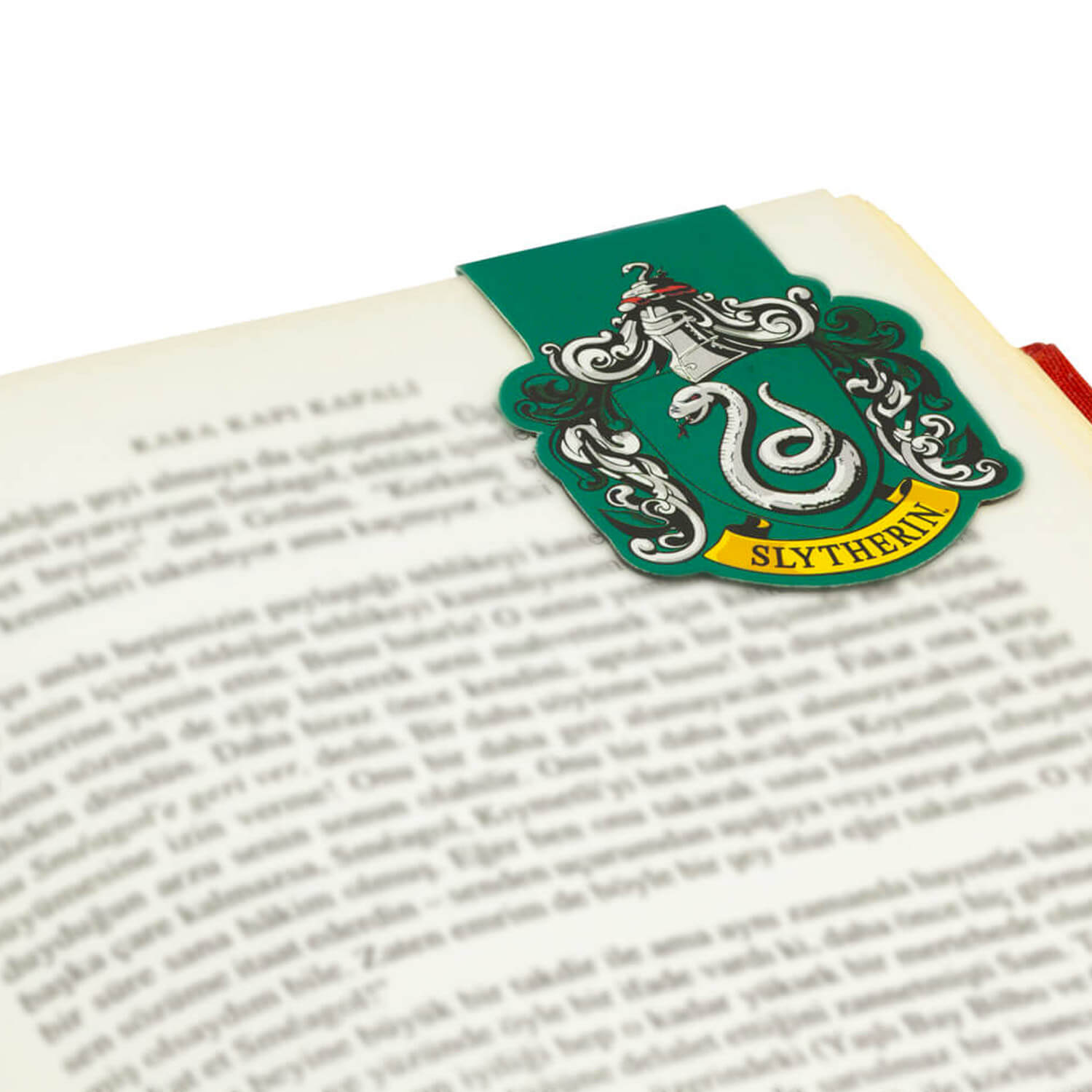 Harry Potter Slytherin Logo Mıknatıslı Kitap Ayracı