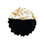 Yade Siyah Epoksi Büyük Bardak Altlığı