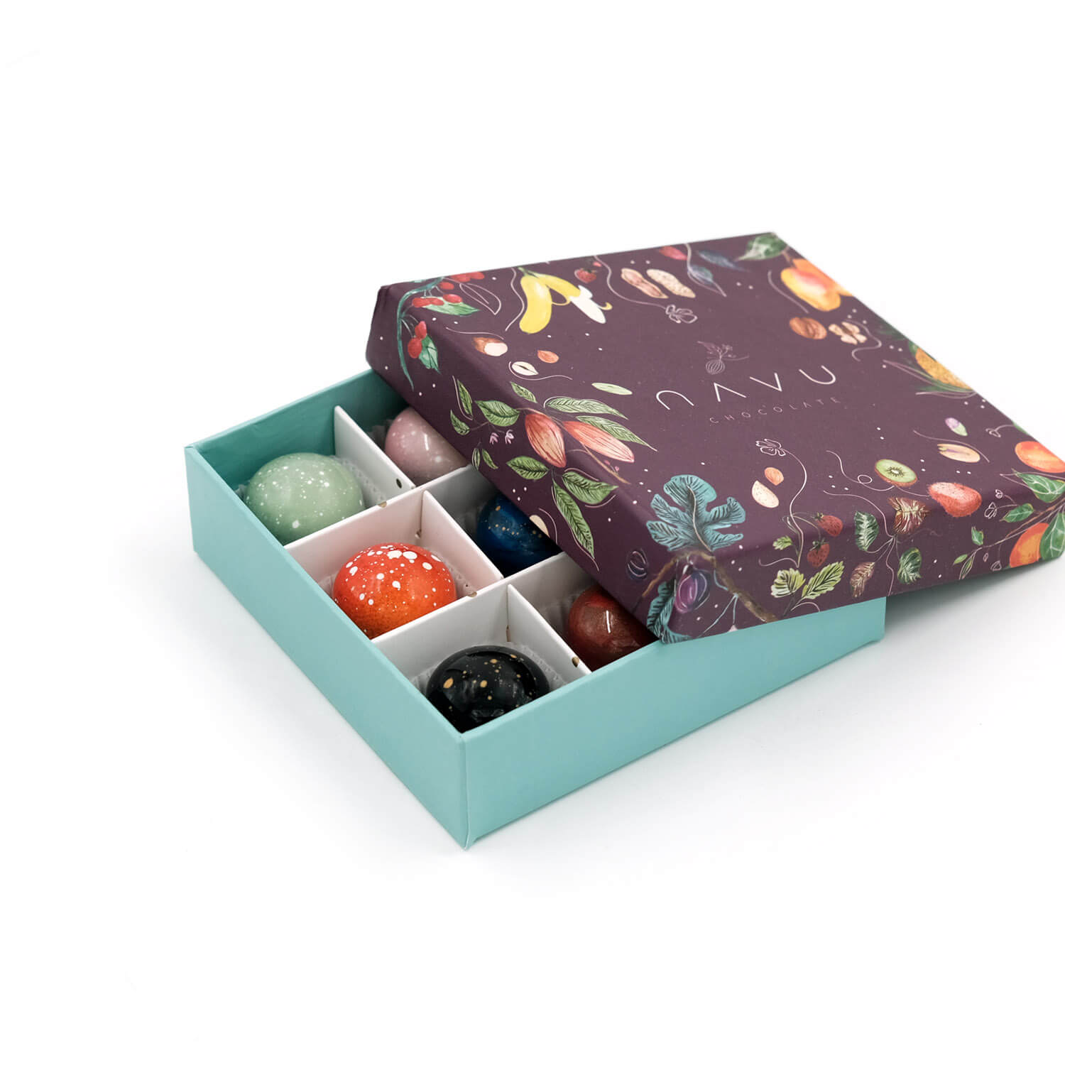 Navu Chocolate 9'lu Bonbon Mix Box