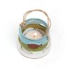 El Yapımı Balık Figürlü Mini Tealight Mumluk - Yeşil