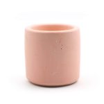 Toz Pembe Silindir Mum