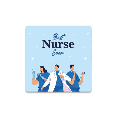 Best Nurse Ever Baskılı Bardak Altlığı