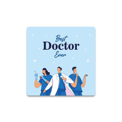 Best Doctor Ever Baskılı Bardak Altlığı