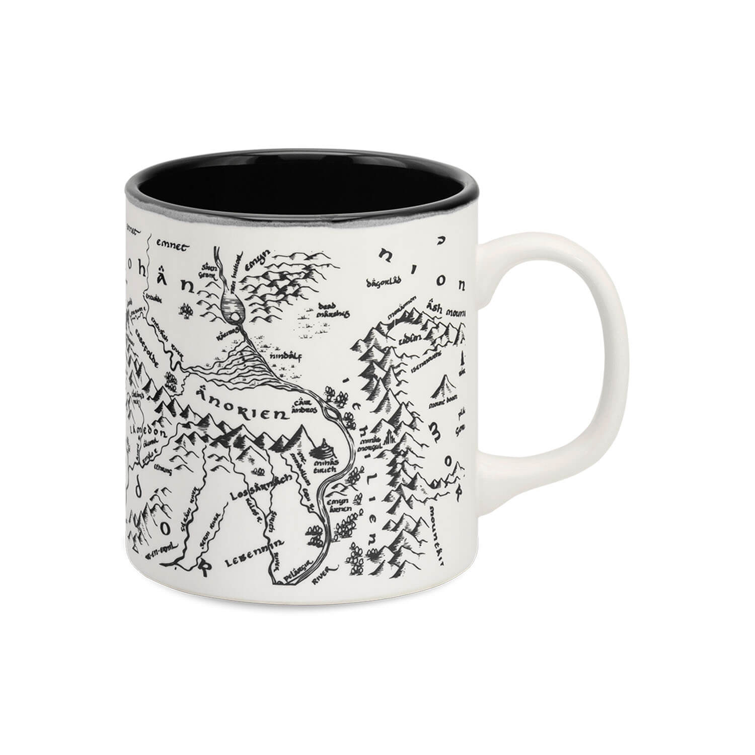The Lord of the Rings Middle Earth Map Mug Kupa