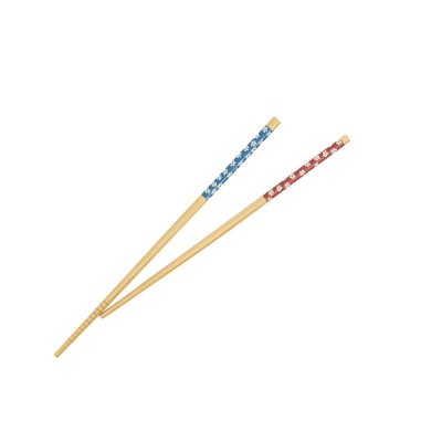 Çiçek Desenli Bambu Chopstick