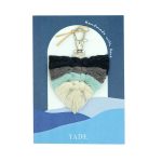 Yaprak Makrome Anahtarlık - Ocean