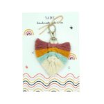 Yaprak Makrome Anahtarlık - Lilium