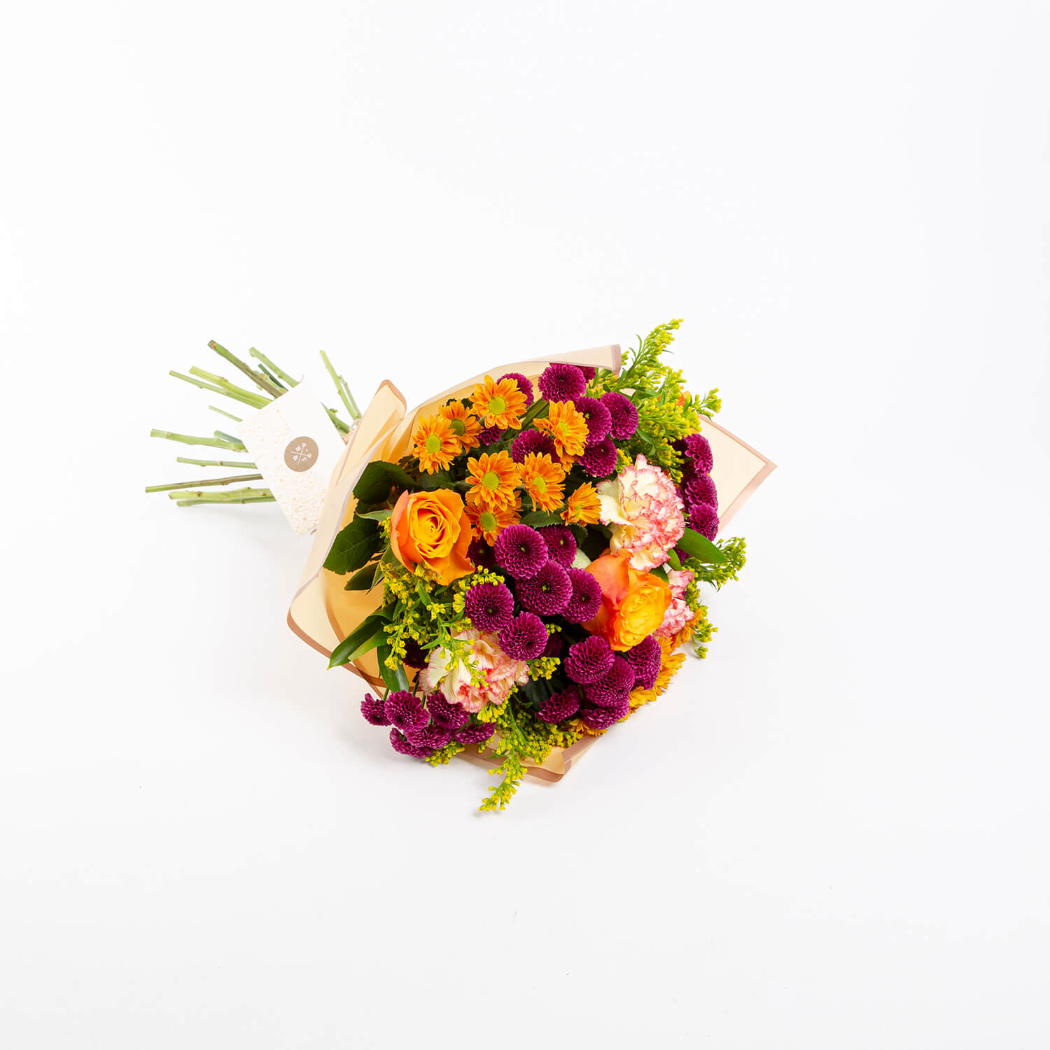 Laranja - Karanfil Çiçek Buketi