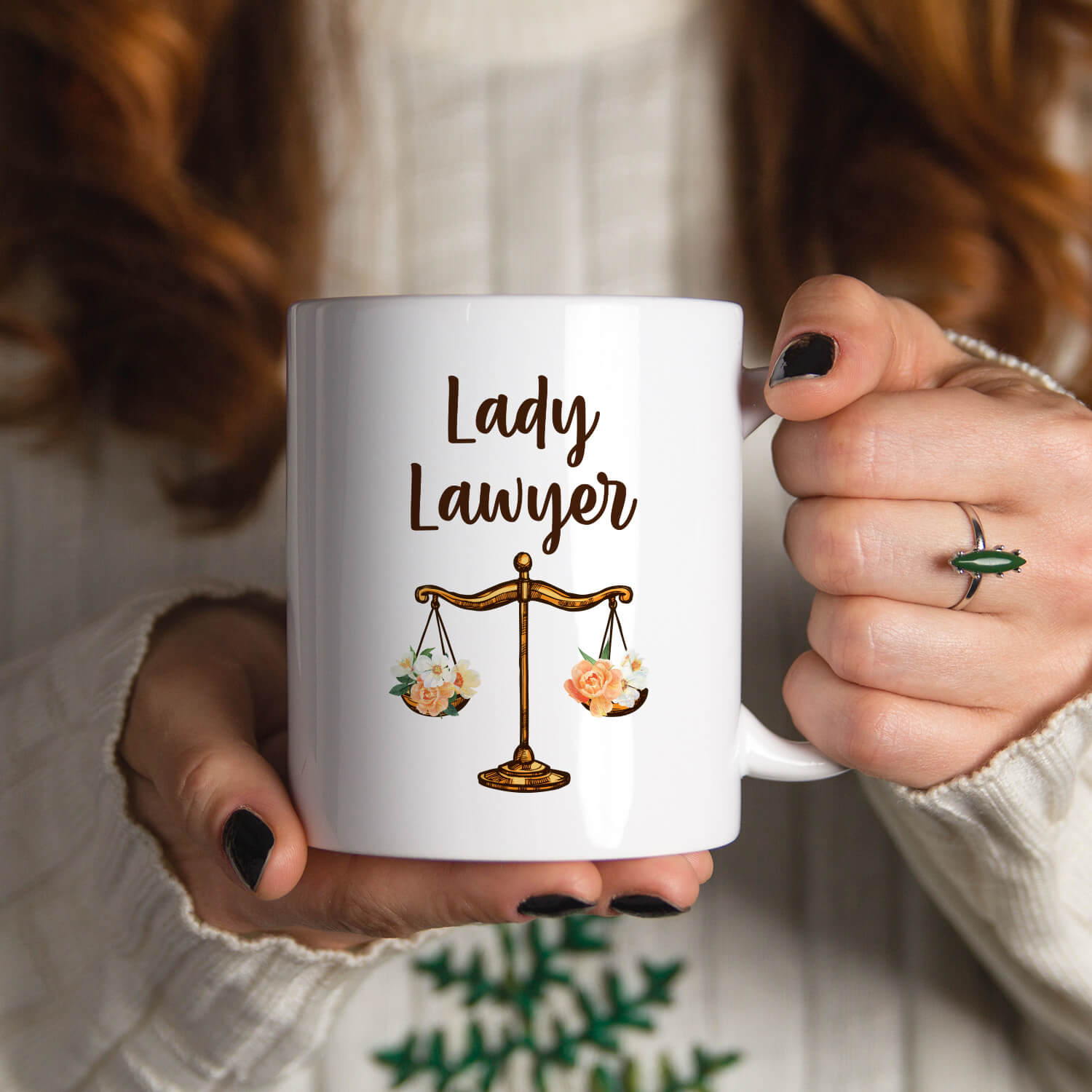 Lady Lawyer Baskılı Kupa
