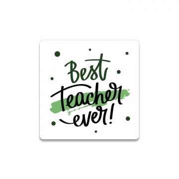 Best Teacher Ever Bardak Altlığı