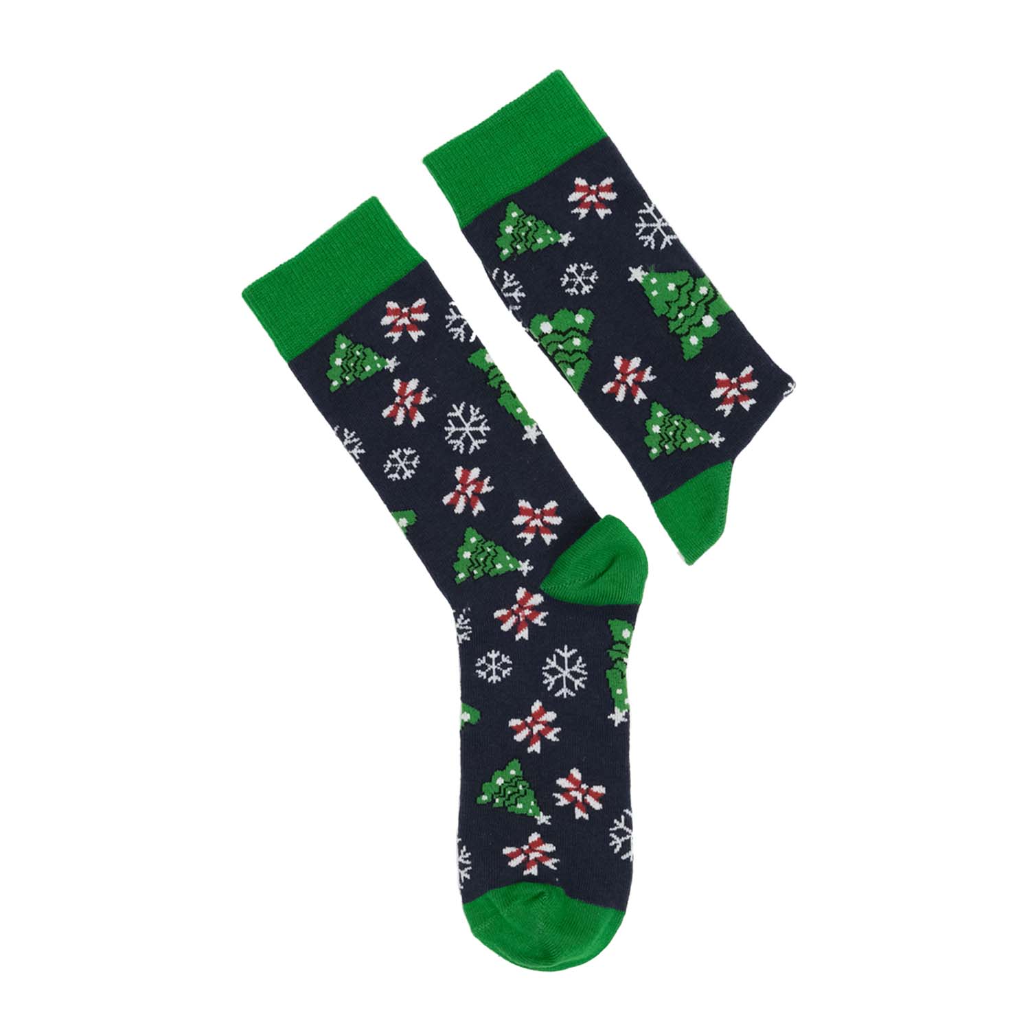 Moonwalk Sock – Yeşil Çam Ağacı Desenli Çorap
