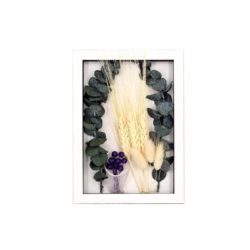 Kuru Çiçekli Dekoratif Tablo - Okaliptus