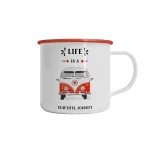 Life is A Journey Porselen Kupa