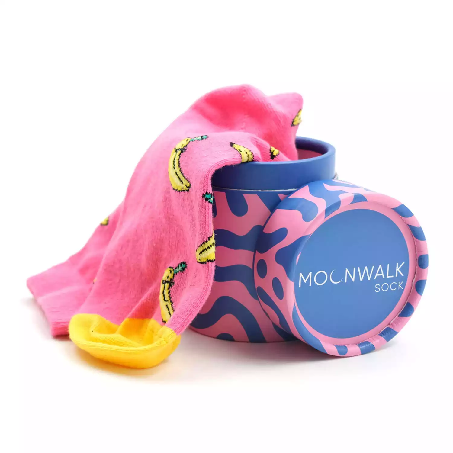 Moonwalk Sock – Gözlüklü Muz Desenli Çorap