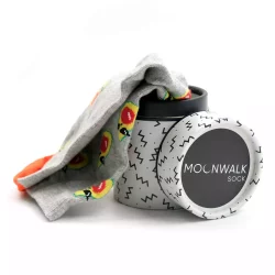 Moonwalk Sock – Gözlüklü Avokado Desenli Çorap