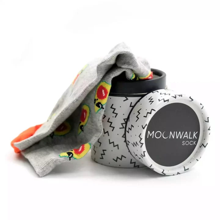 Moonwalk Sock – Gözlüklü Avokado Desenli Çorap