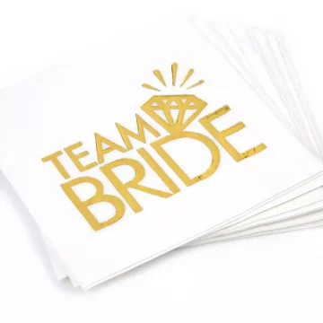 Gold Team Bride Baskılı 16'lı Peçete