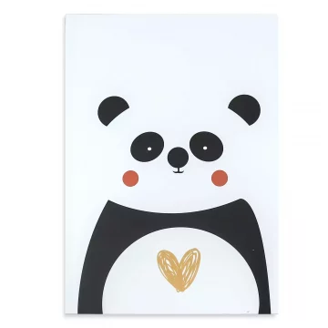 Pastel Serisi – Panda Çizgisiz A5 Defter