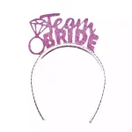 Pembe Team Bride Taç