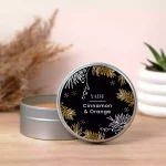 Siyah Yade Portakal & Tarçın Mum - No:2