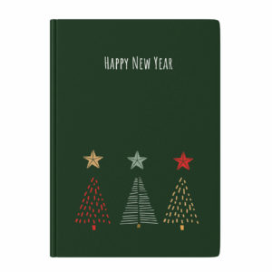 Yeşil Happy New Year Defter