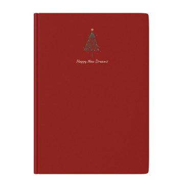 Kırmızı Happy New Dreams Defter