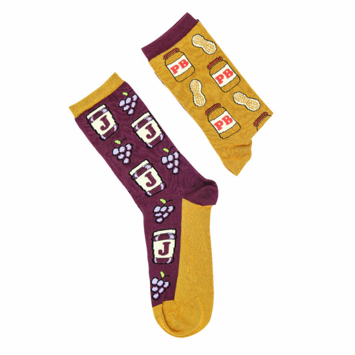 Moonwalk Sock - Yer Fıstığı & Reçel Temalı Çorap