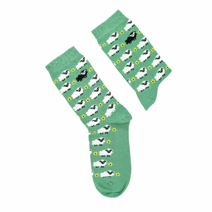 Moonwalk Sock - Kuzu Desenli Çorap