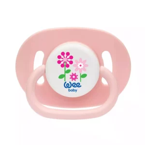 Wee Baby Oval Gövdeli Yuvarlak Uçlu Emzik No:1 - Pembe