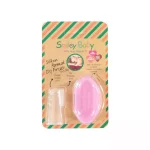 Smiley Baby 0-3 Yaş Silikon Parmak Diş Fırçası - Pembe