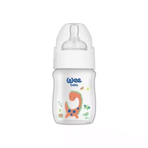 Wee Baby Klasik Plus Geniş Ağızlı PP Biberon - Beyaz