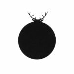 Geyik Keçe Bardak Altlığı